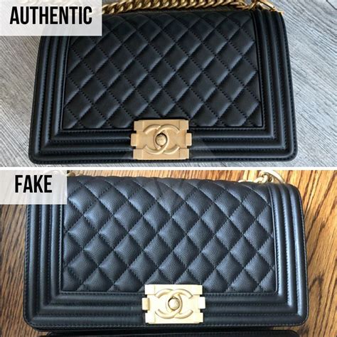 spot fake chanel boy bag|genuine chanel bag.